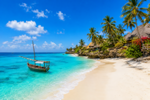 Zanzibar tropical beach